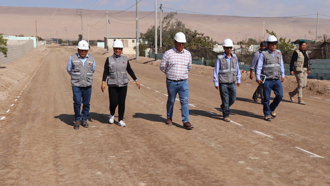 Continúan los avances en la vía de acceso al Cementerio Municipal