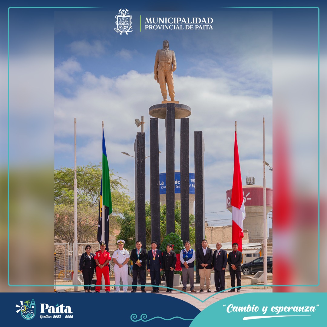 Municipalidad de Paita realizó ceremonia por inmolación