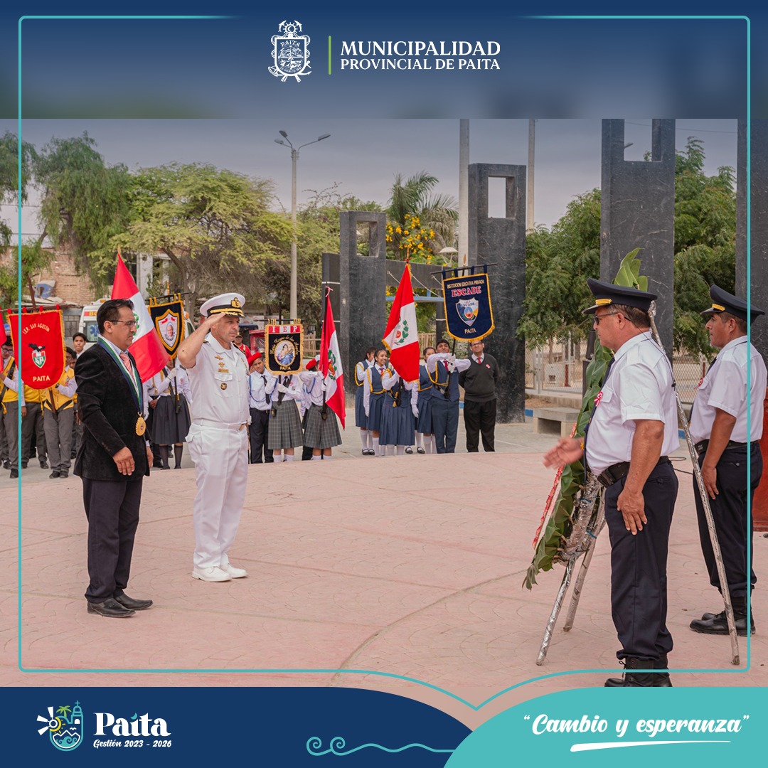 Municipalidad de Paita realizó ceremonia por inmolación