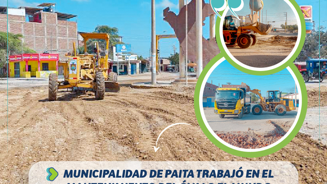 Municipalidad de Paita trabajó en el mantenimiento