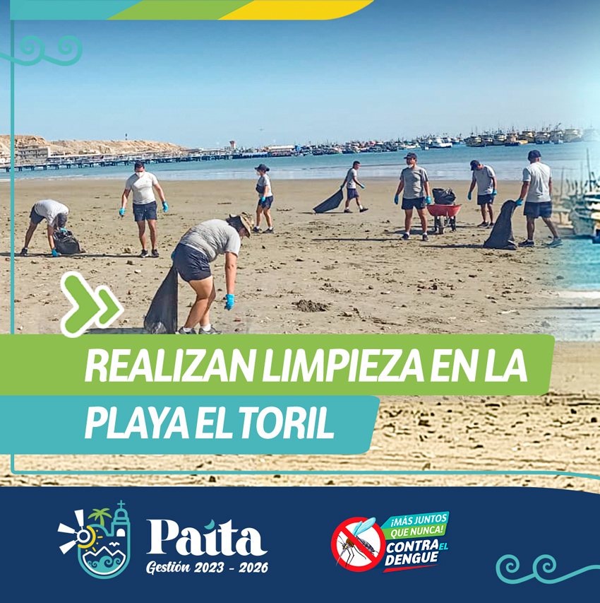 Realizan limpieza en la Playa El Toril