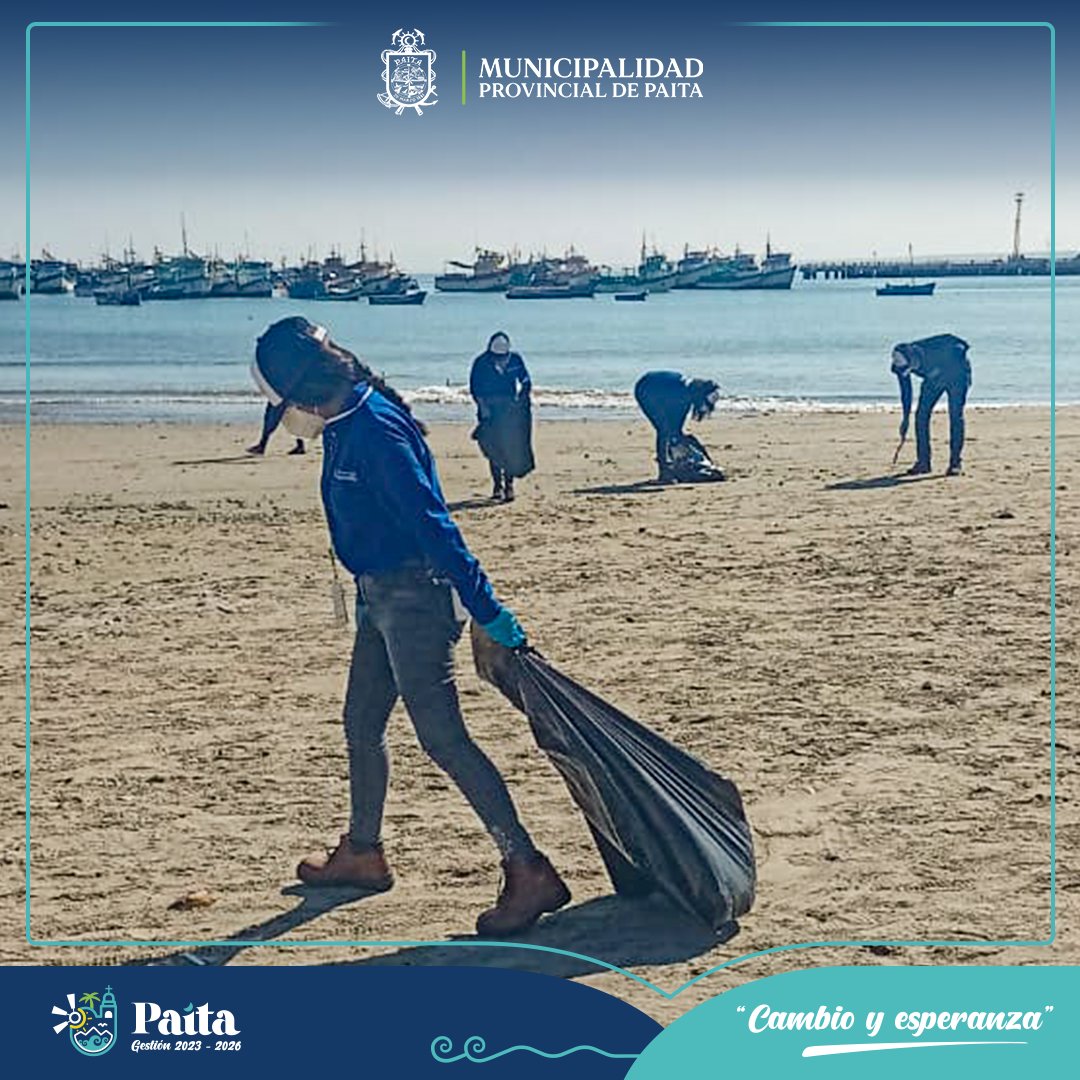 Realizan limpieza en la Playa El Toril