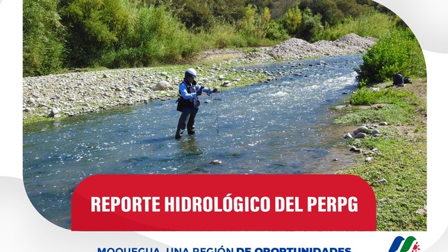 El Proyecto Especial Regional Pasto Grande comparte reporte Hidrológico del monitoreo “Medición de caudal y calidad del agua en el rio Moquegua”