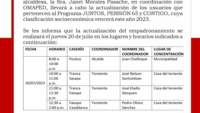 comunicado