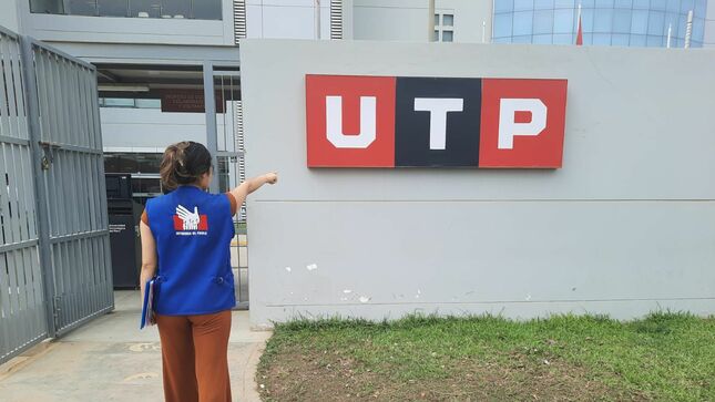Entrada de la sede de UTP en Chiclayo