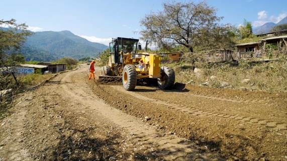 Gobierno Regional construye carretera que unirá cinco zonas de Morropón y Huancabamba