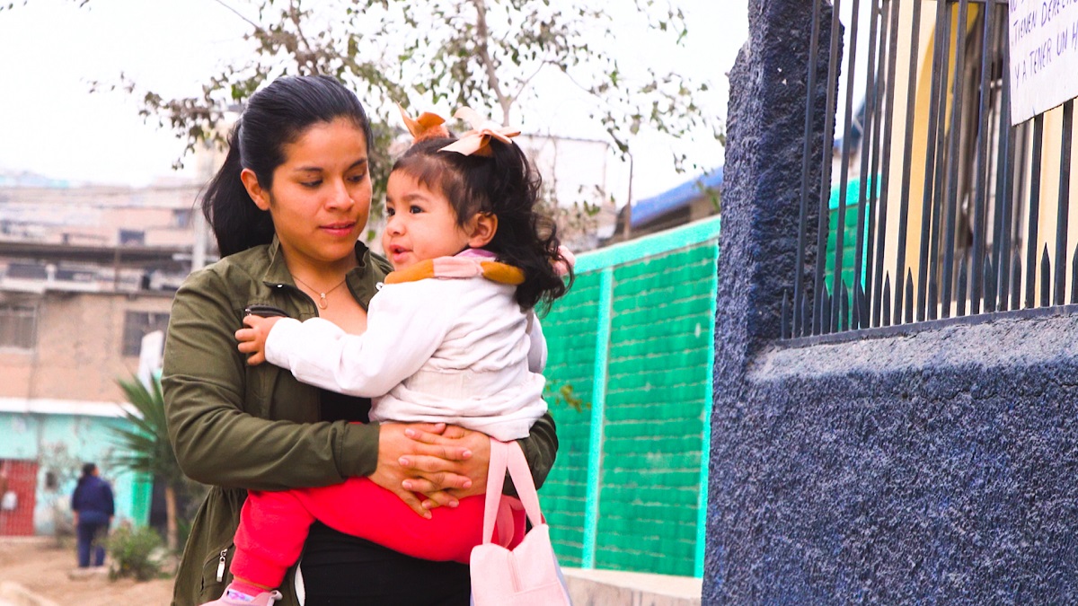 Carmen Rosa Sánchez niña Micaela en el CIAI “Mis Pequeños Retoñitos”