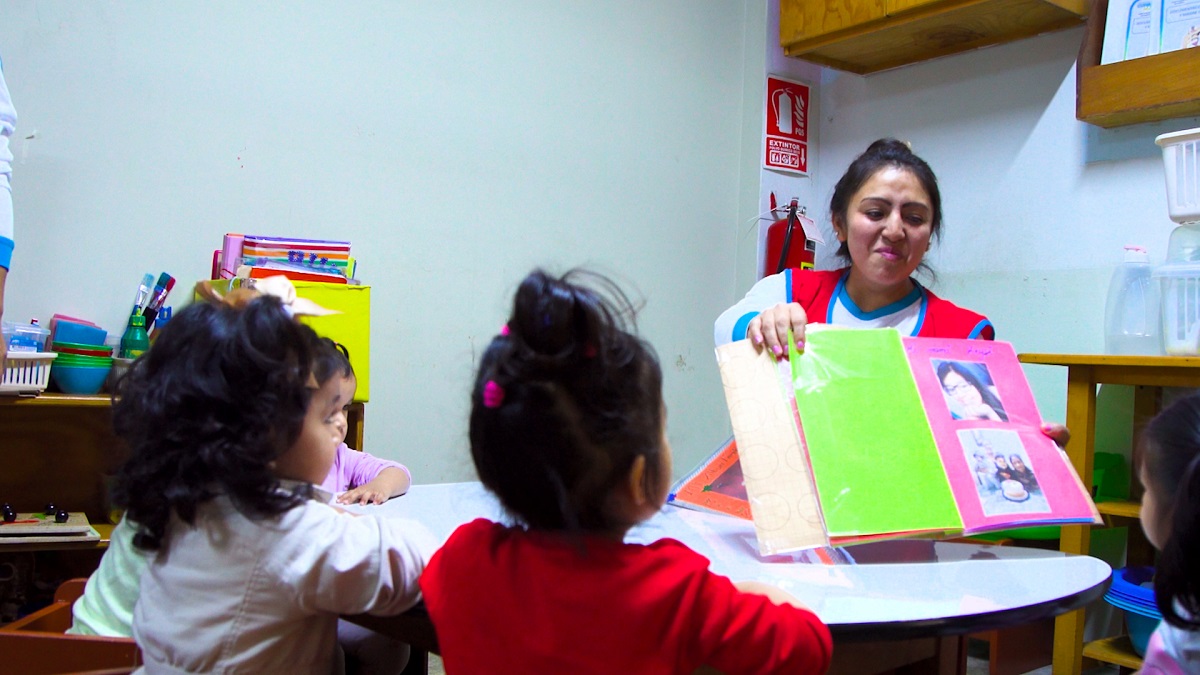 Carmen Rosa Sánchez niña Micaela en el CIAI “Mis Pequeños Retoñitos”