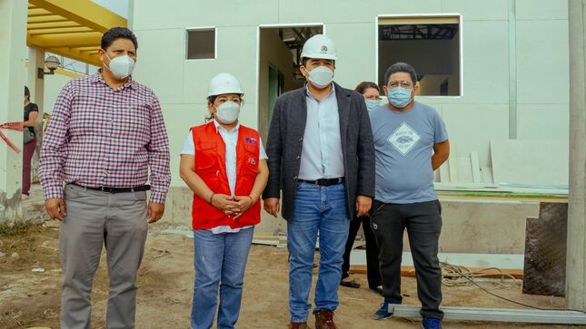  Alcalde provincial verificó avances en la construcción de la infraestructura dónde se instalará el equipo de alta tecnología.