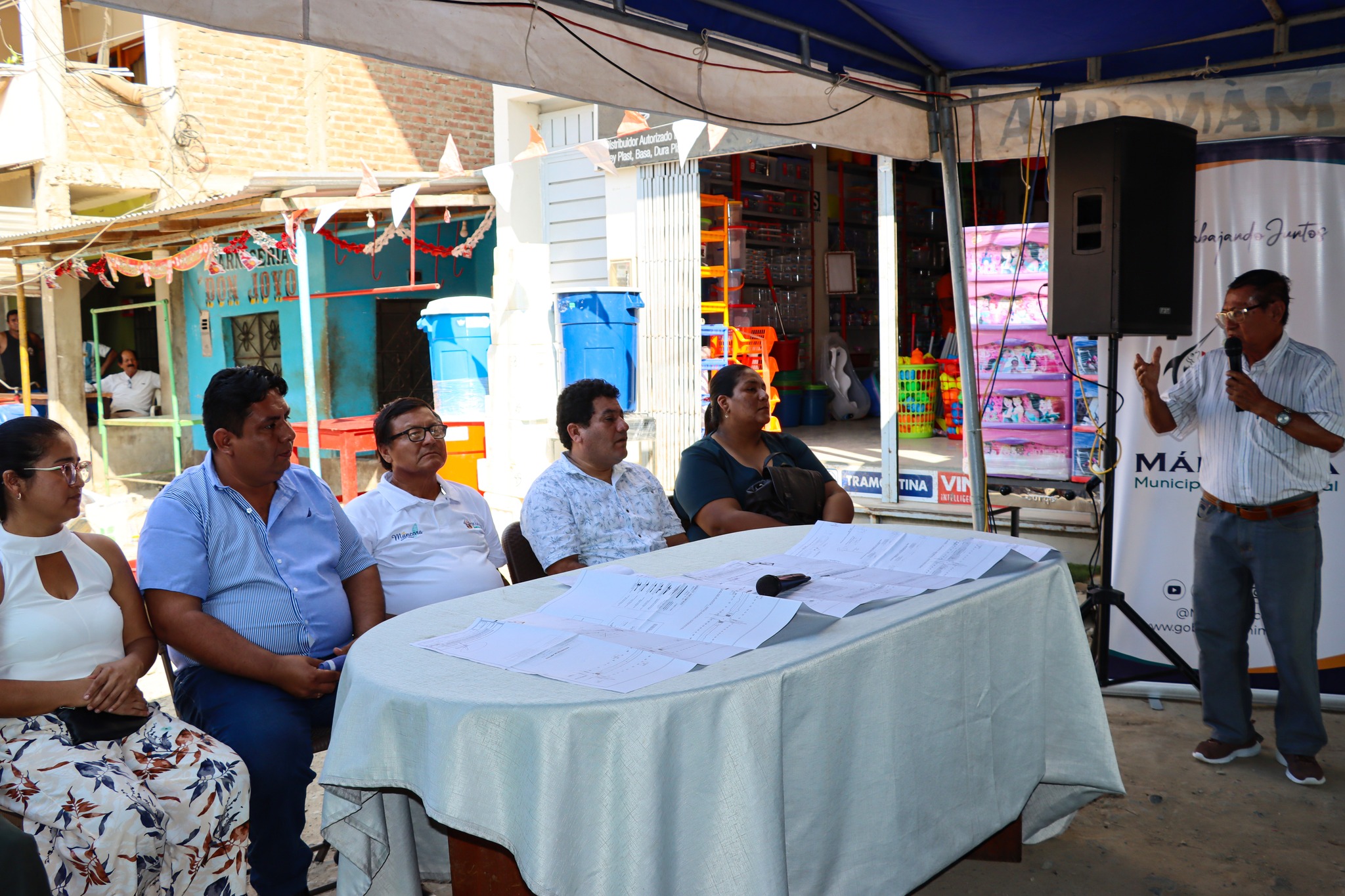 #MDMInforma | ALCALDE COLOCÓ PRIMERA PIEDRA DE OBRA 🏗️ EN CALLE LOS INCAS