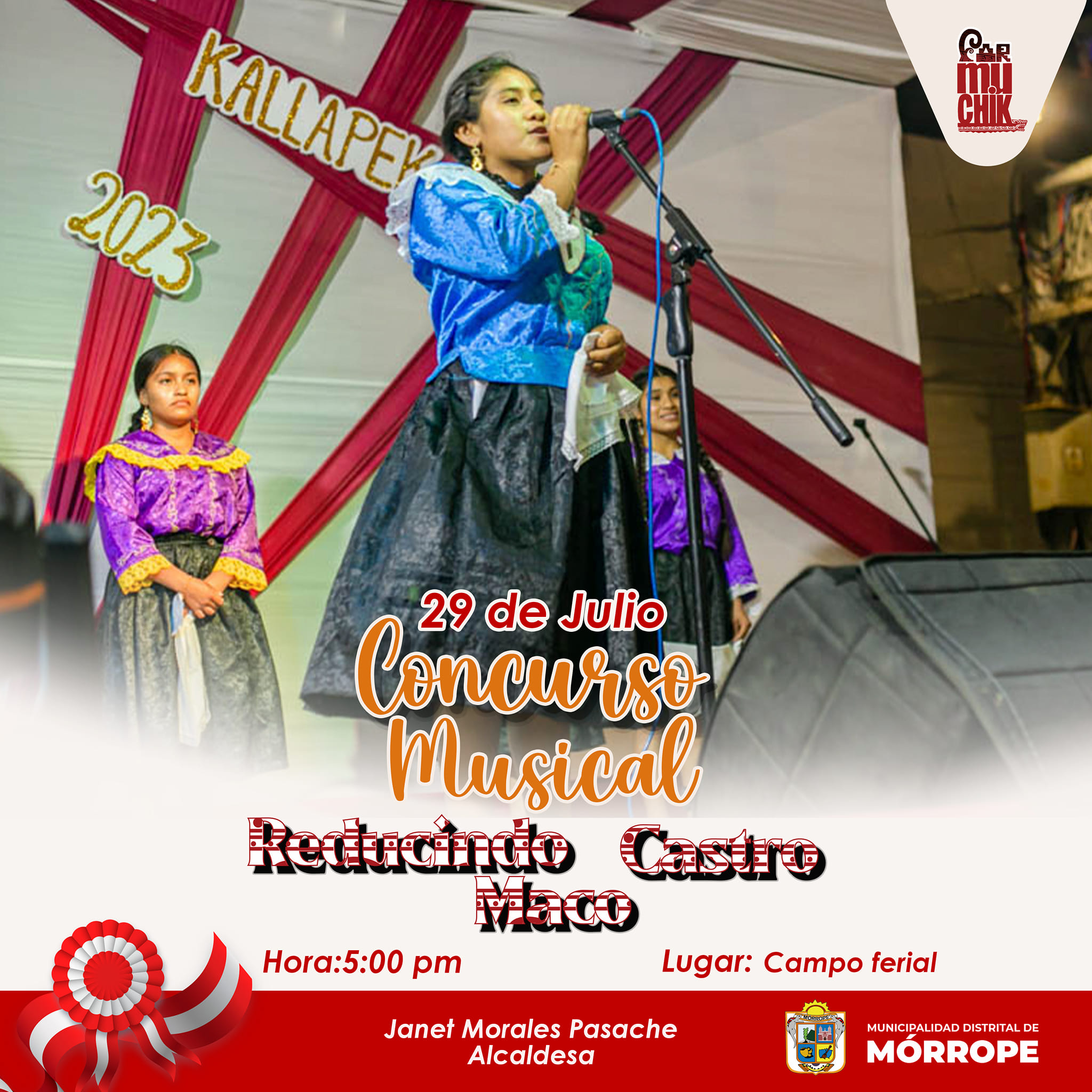 flyer Concurso Musical