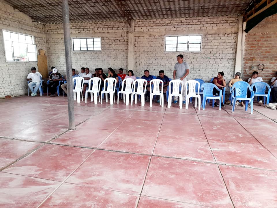 Reunión de Coordinación del Campeonato Intercaserios del Sector Panamericana - Distrito El Tallán
