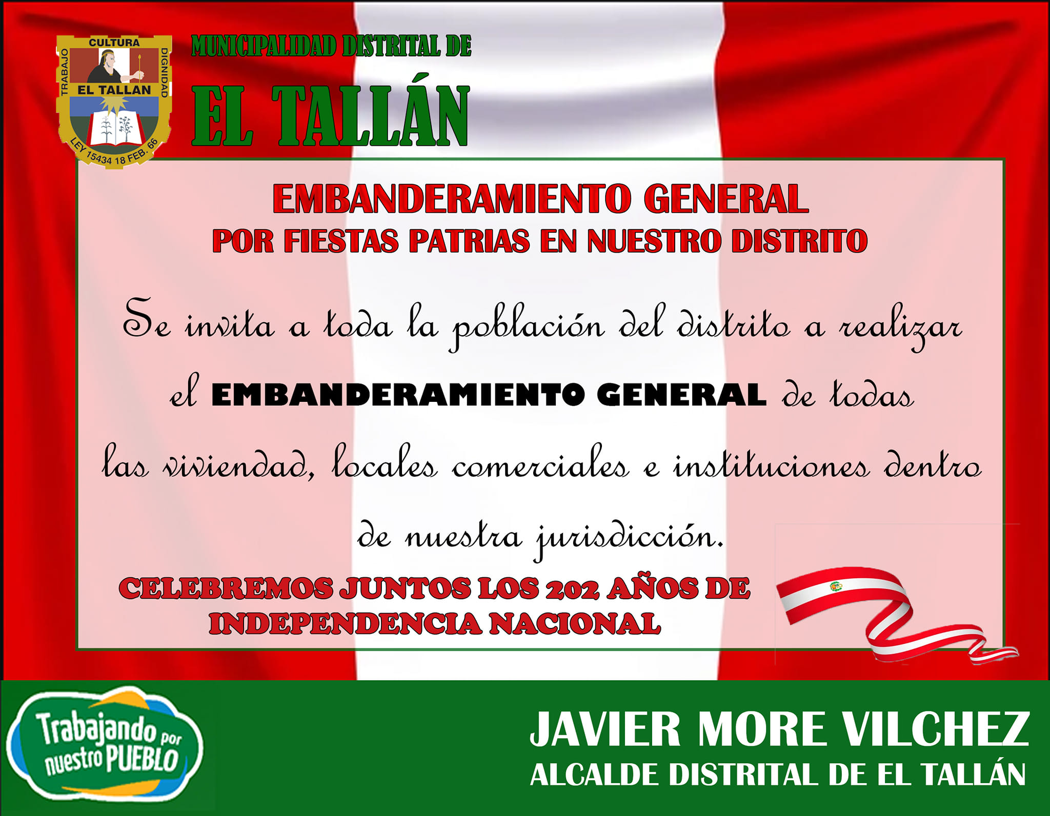 Embanderamiento General