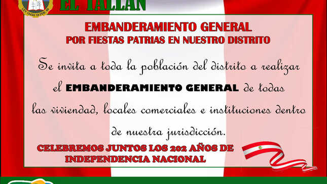 Embanderamiento General