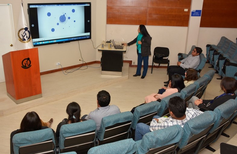 foto en el auditorio