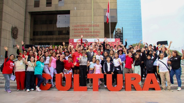 Se realizó “Activando Cultura” para todas las familias de San Borja
