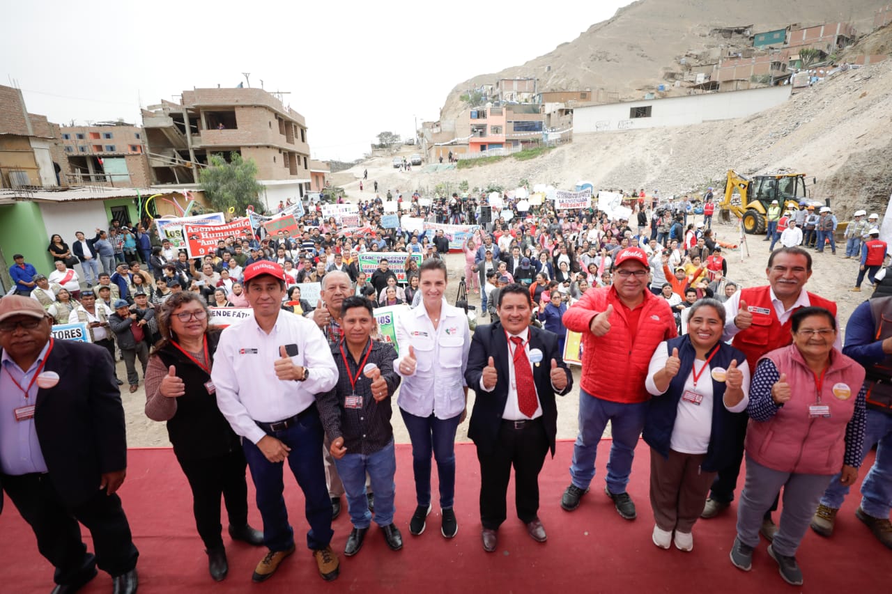 Ministerio de Vivienda inicia obras de ampliación para dotar de agua a 23 zonas de Puente de Piedra