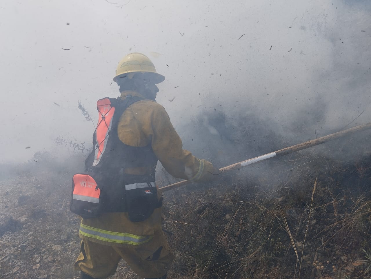 Incendio PN del Manu