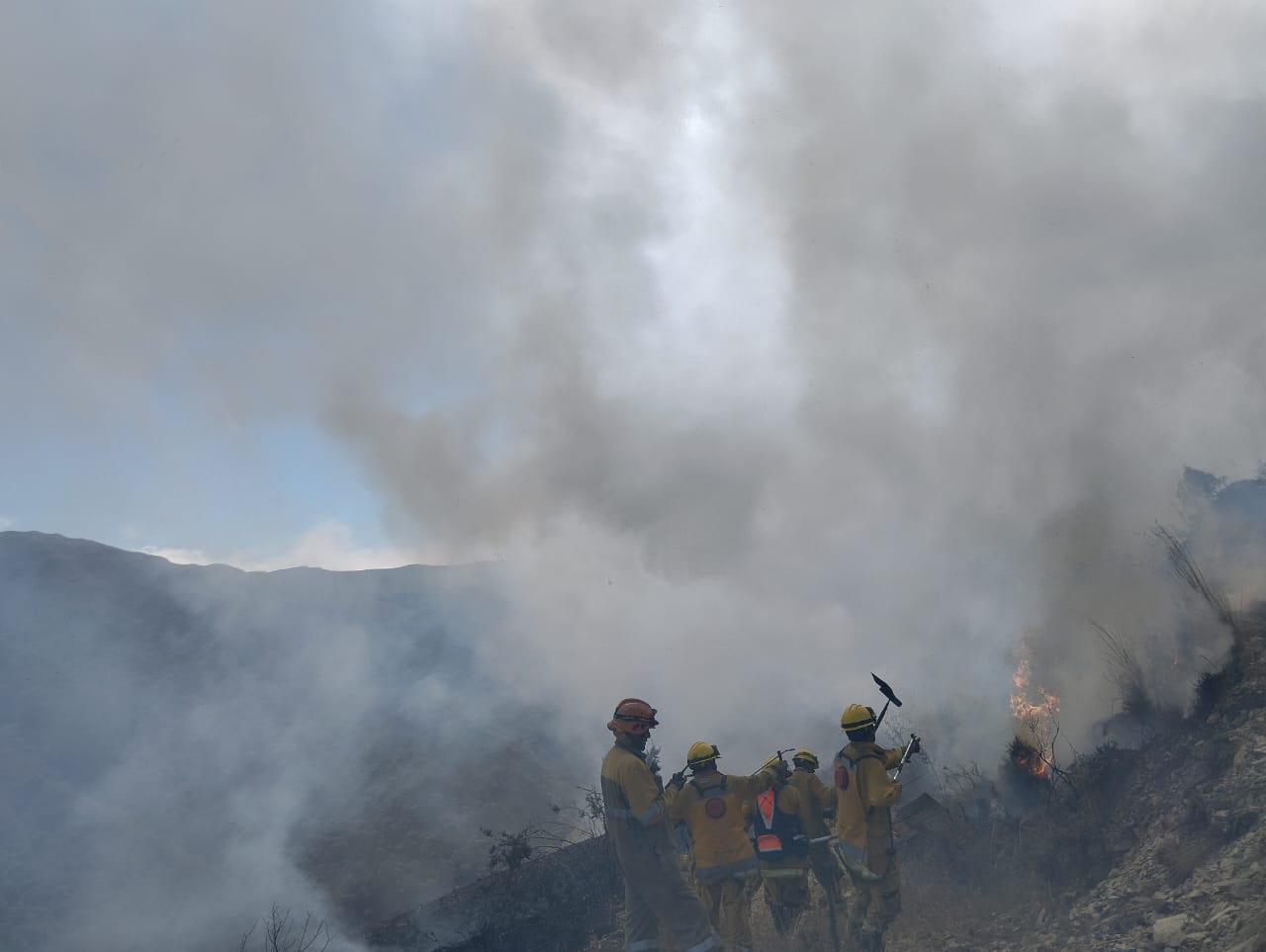Incendio PN del Manu