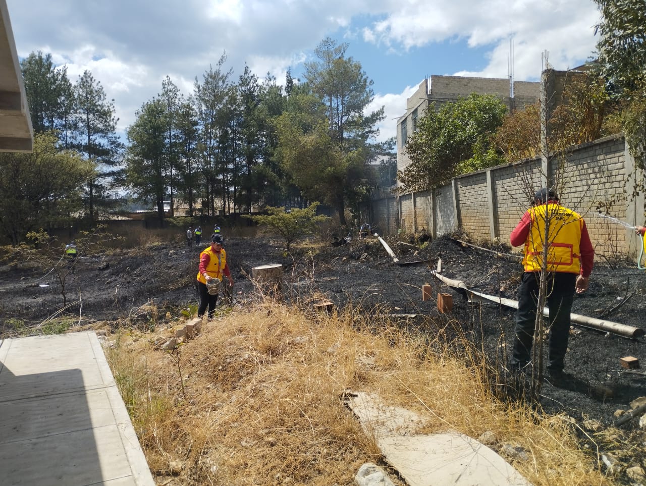 Serenazgo Sofoca Incendio en Instituto Pedagógico