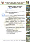 Vista preliminar de documento RESOLUCION DE ALCALDIA N°314-2014-MPA-ASG