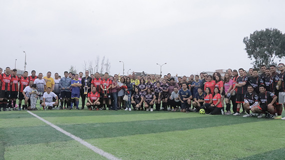 Jueces y trabajadores de la Corte Superior de Justicia del Callao unidos en una jornada deportiva de integración por el Día del Juez