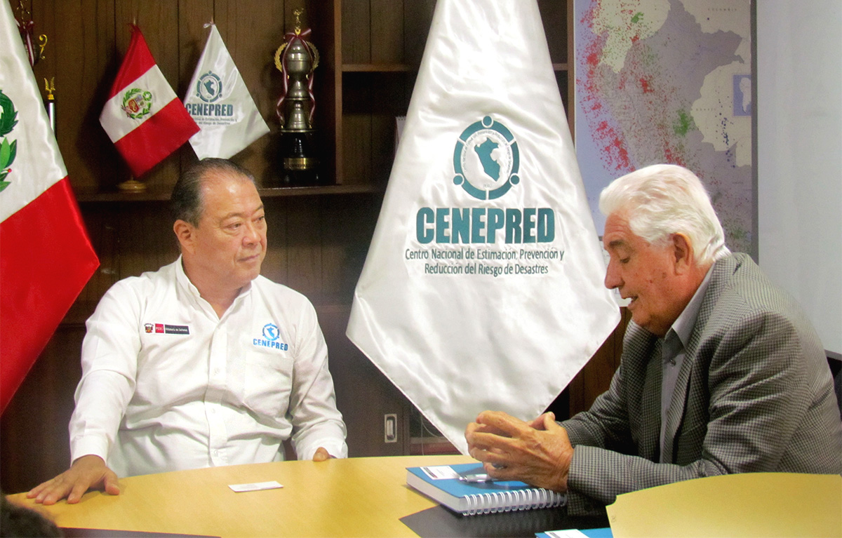 Reunión de coordinación entre el Cenepred y el Serfor