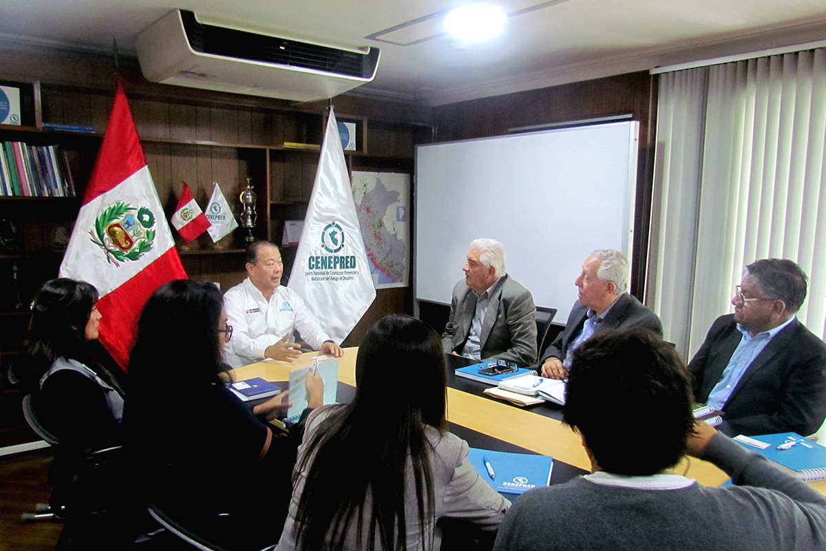 Reunión de coordinación entre el Cenepred y el Serfor
