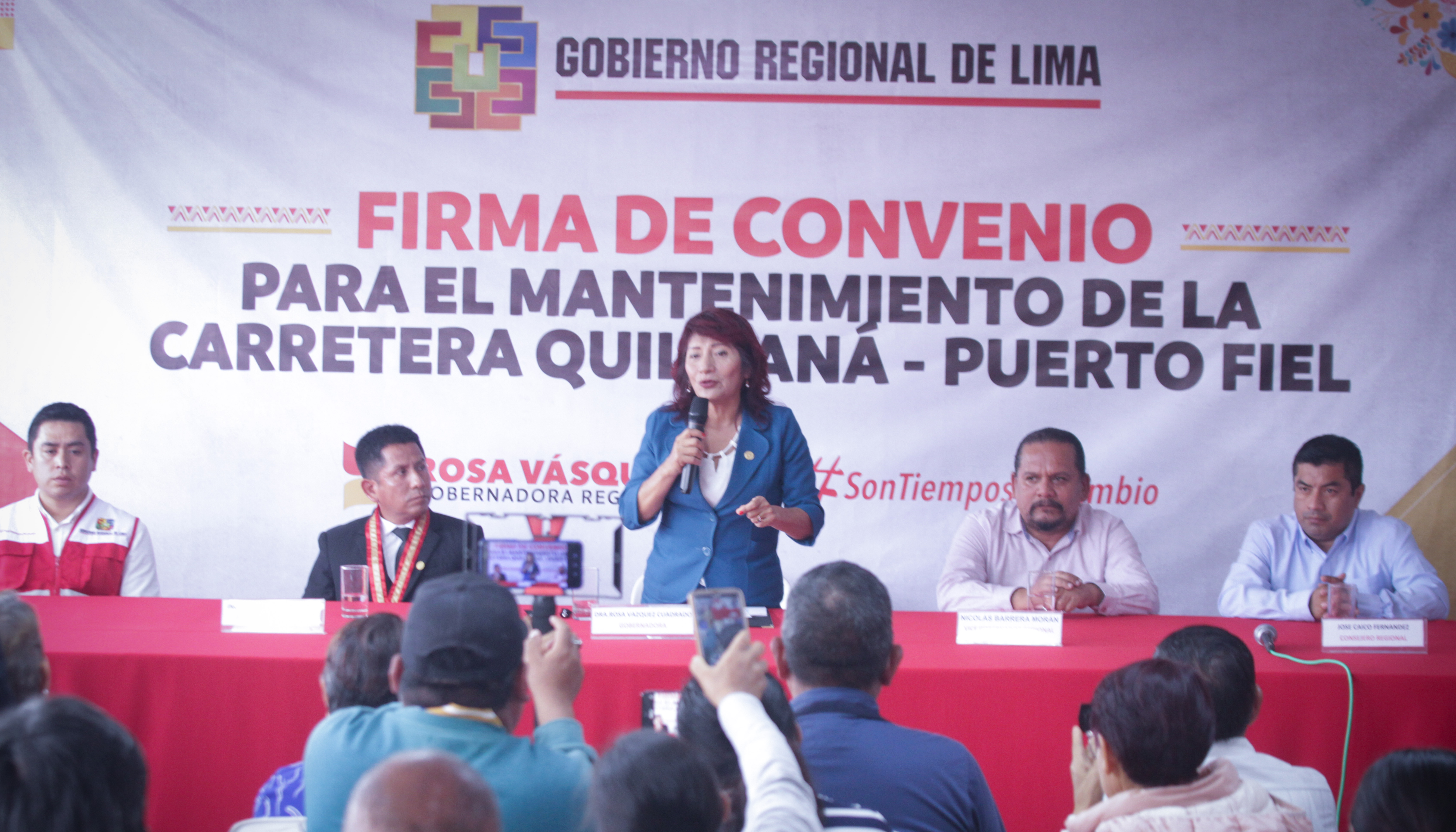Ejecutarán asfaltado de 14 Km de carretera Quilmaná-Puerto Fiel en Cañete