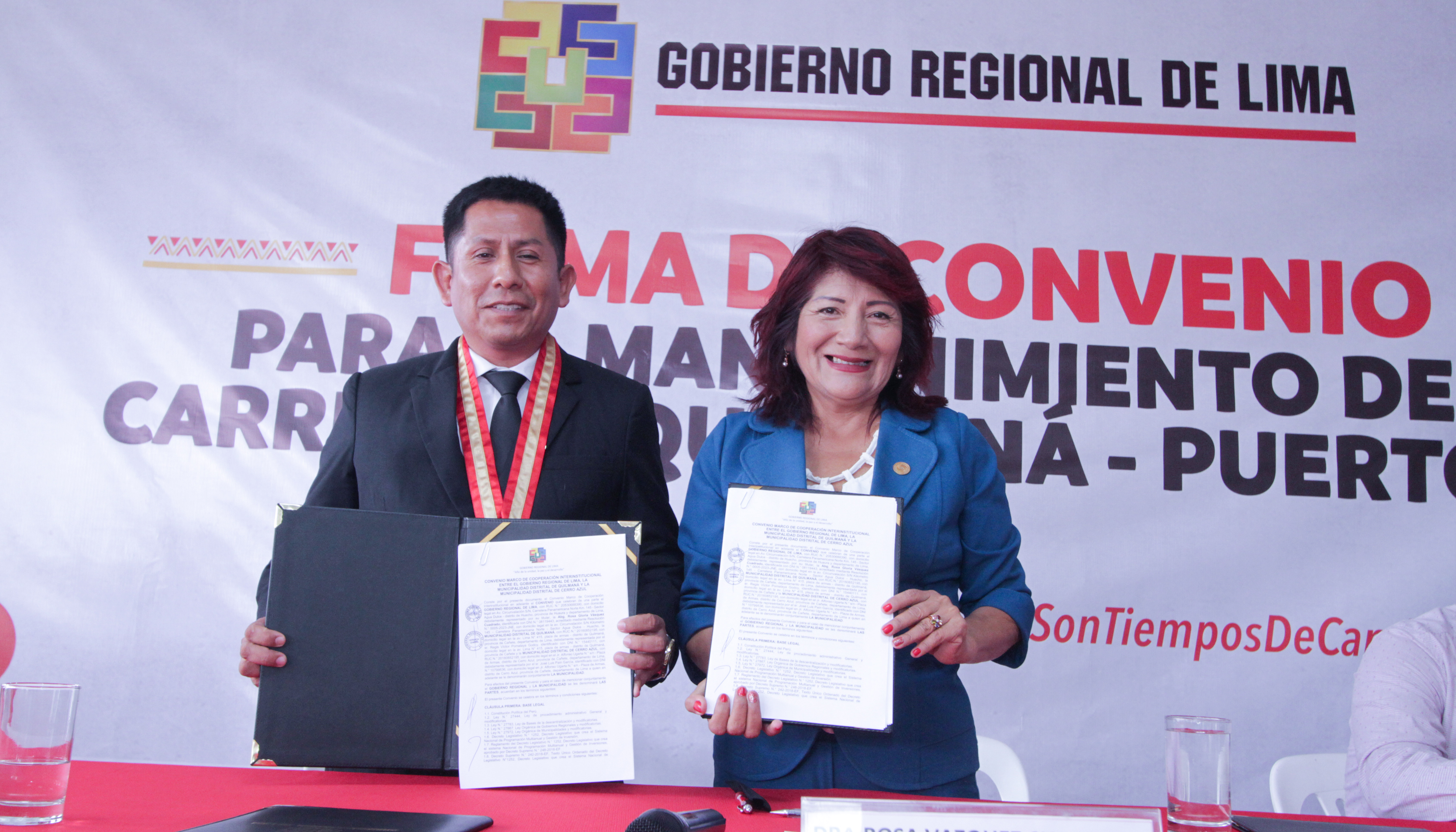 Ejecutarán asfaltado de 14 Km de carretera Quilmaná-Puerto Fiel en Cañete