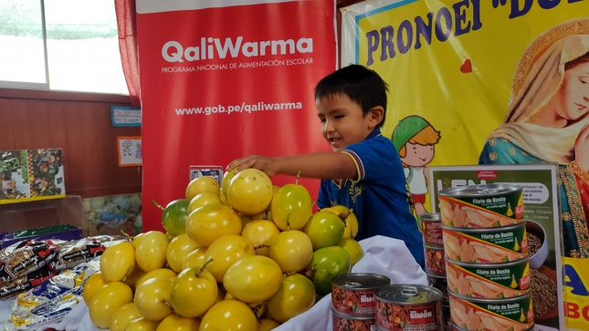 Alimentos frescos para complementar servicio alimentario escolar
