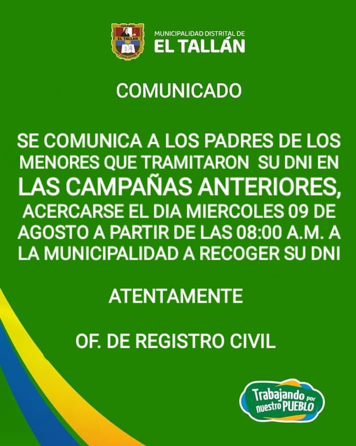Comunicado Municipal