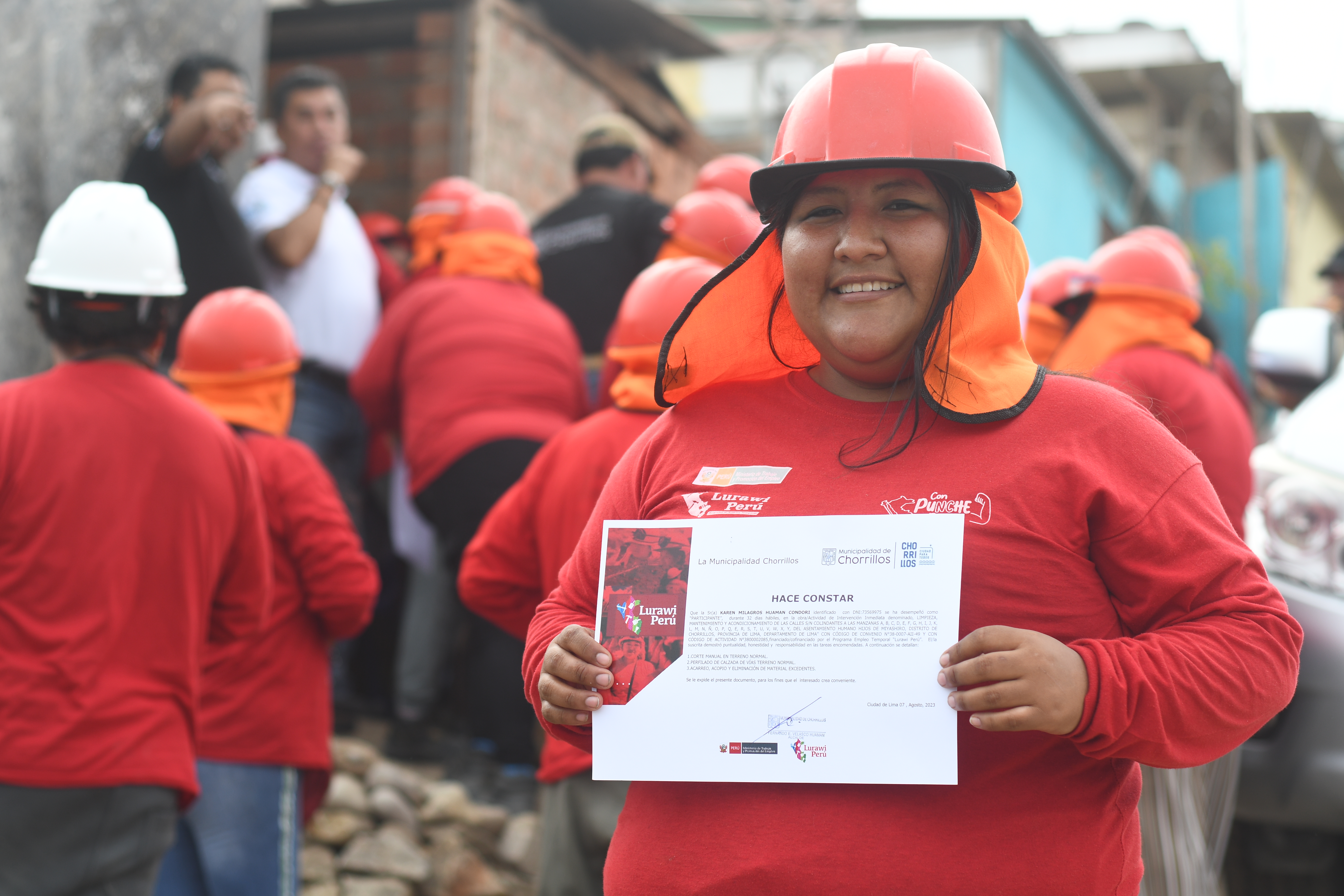 'Lurawi Perú' significa más empleabilidad para los vecinos de Chorrillos