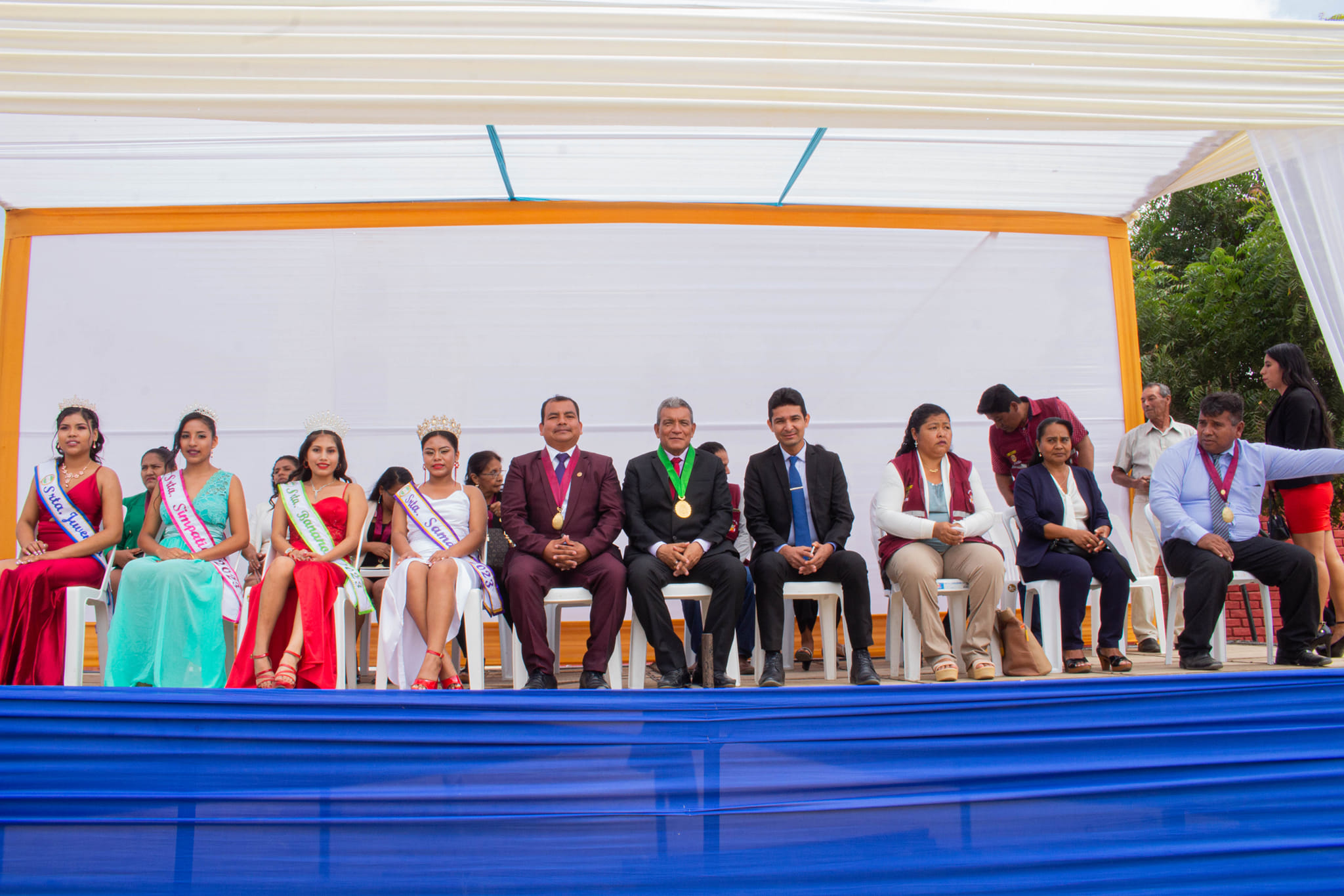 Alcalde Expresa Moción De Saludo De Felicitación Al Centro Poblado De Samán