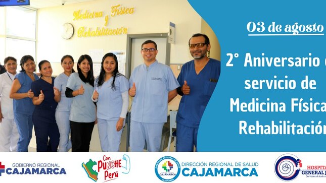 Segundo aniversario de las instalaciones del servicio de Medicina Física y Rehabilitación