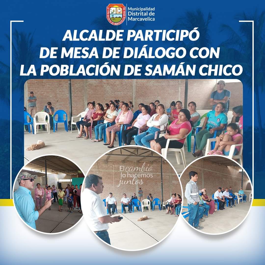 Dialogo con la Población de Samán Chico