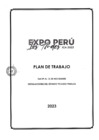Vista preliminar de documento Plan de trabajo Expo Perú Los Andes