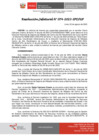 Vista preliminar de documento Resolución 074-2023-IPD/UP Cahuana Ccama Dante: Licencia por Paternidad.