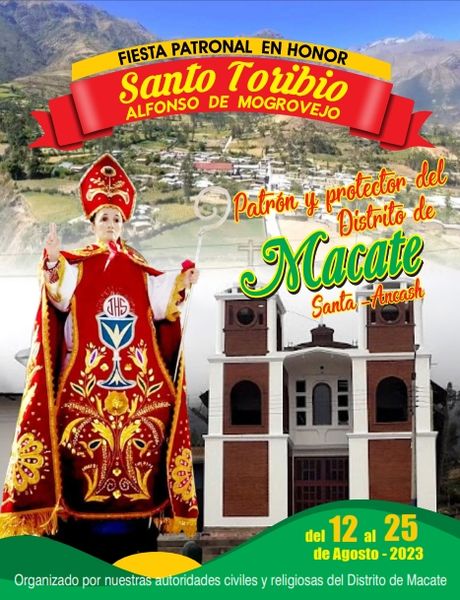 FIESTA PATRONAL EN HONOR A SANTO TORIBIO ALFONSO DE MOGROVEJO