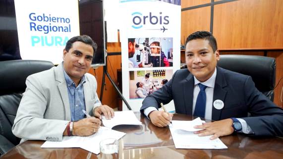 GORE Piura y ORBIS reforzarán atención de la salud ocular de diabéticos y bebés prematuros