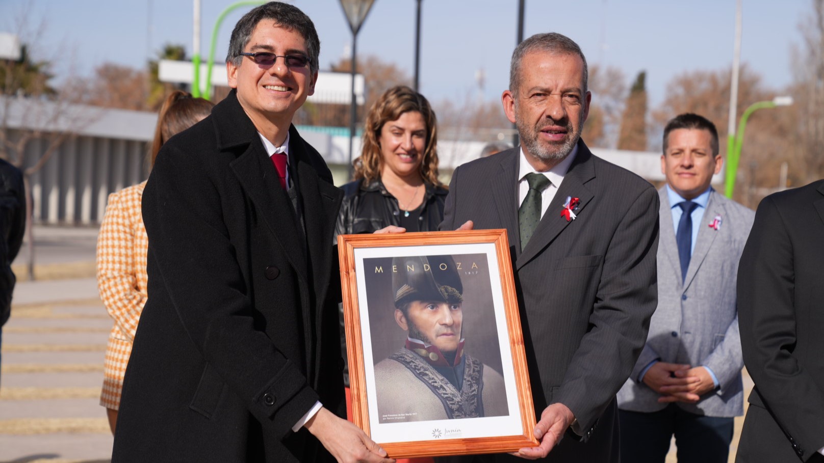 Conmemoran el 199.° aniversario de la batalla de Junín en Mendoza, Argentina