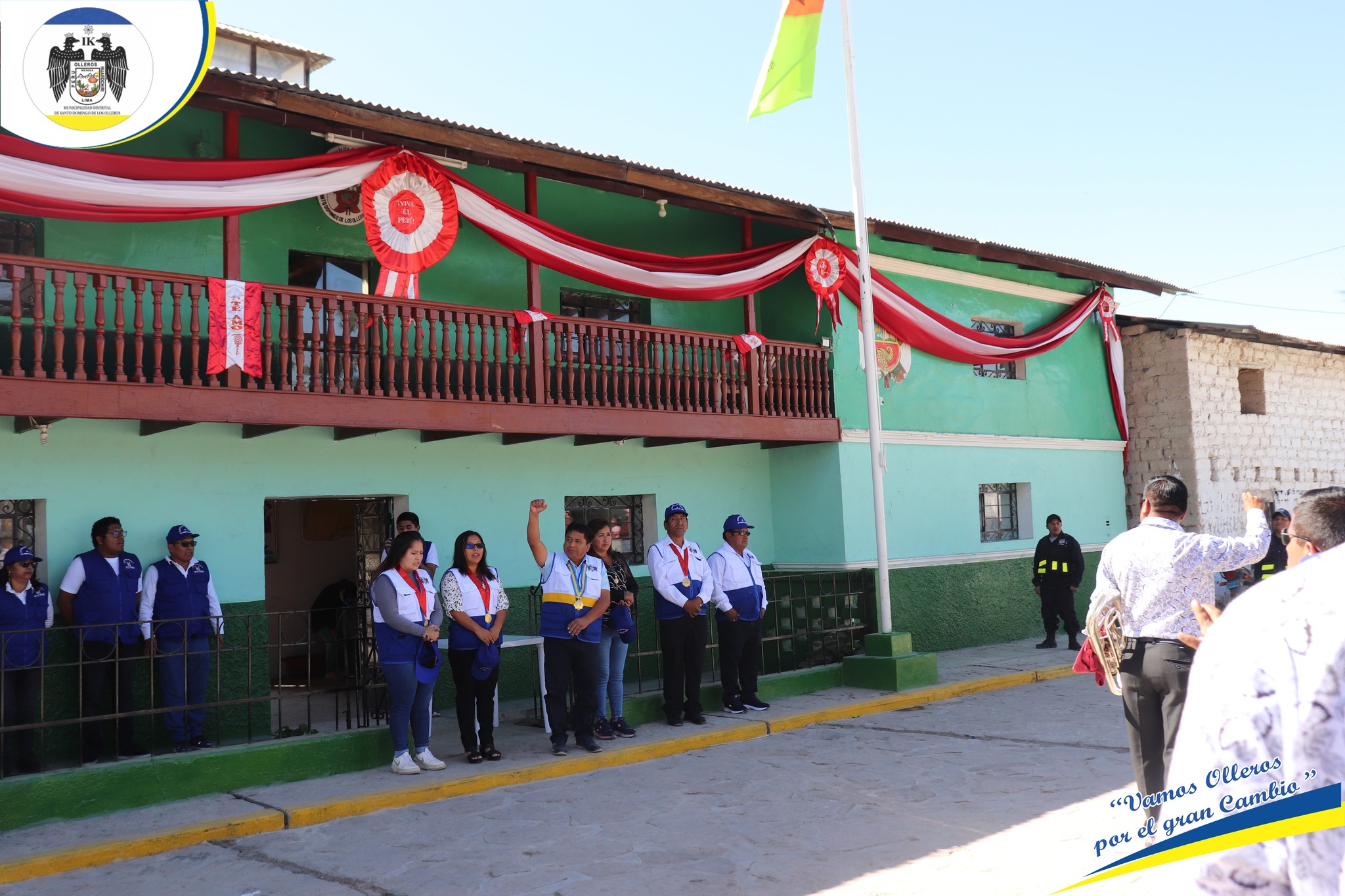 Alcalde Jorge Obispo Huapaya Celebró los 202 Aniversario del Distrito 