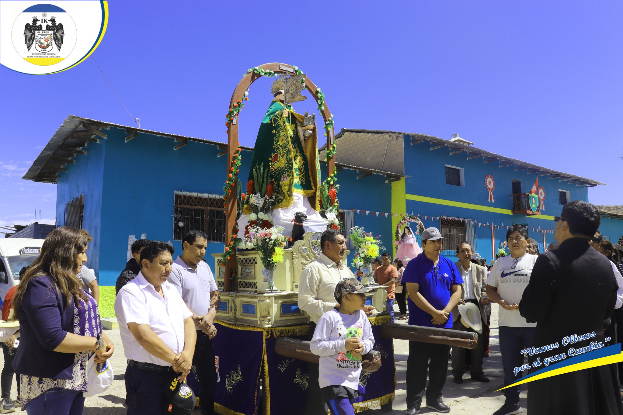 Alcalde Jorge Obispo Huapaya Celebró los 202 Aniversario del Distrito 