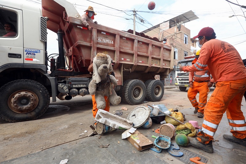 La intervención municipal busca minimizar, además, que se sigan generando puntos críticos de contaminación ambiental