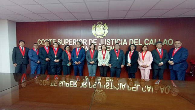 Dos Jueces Superiores se incorporan a la Sala Plena de la Corte Superior de Justicia del Callao