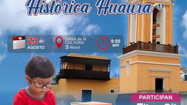 PARTICIPA DEL PRIMER  CONCURSO DE COMPRENSIÓN LECTORA DENOMINADA “LECTORES DE LA HISTÓRICA HUAURA”