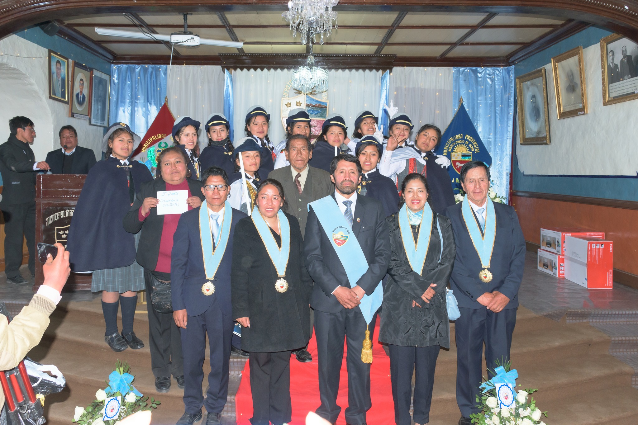 Acto de Honor: Reconocimiento a los Triunfadores del Desfile Cívico Escolar y Militar en el Santuario Histórico de Chacamarca