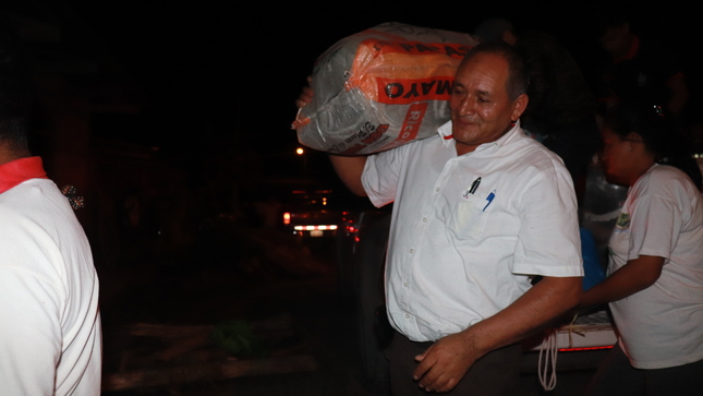 Jepelacio demostró solidaridad