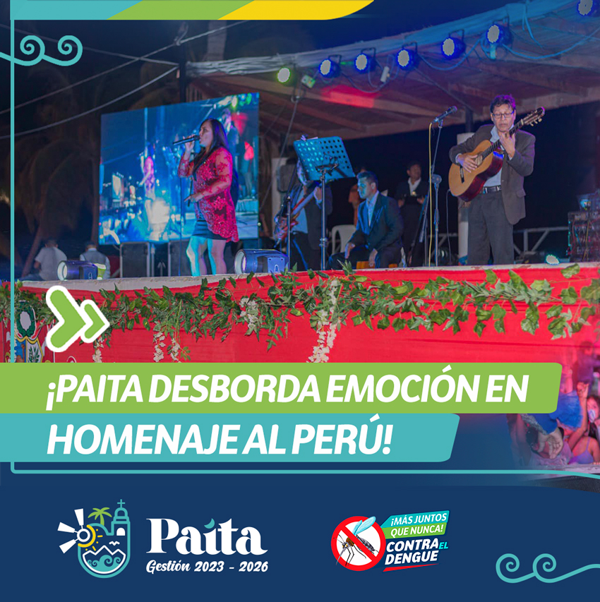 Paita desborda emoción en Homenaje al Perú