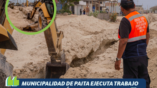 Municipalidad de Paita ejecuta trabajo de prevención ante el Fenómeno Global 